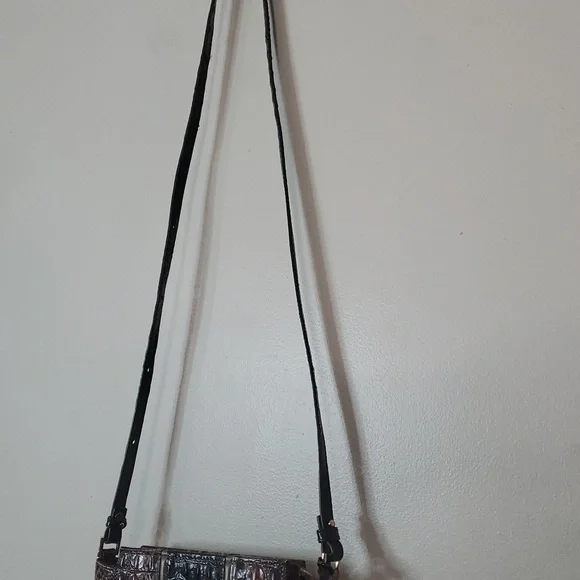 Brahmin Hillary Luminary Embossed Crossbody Snakeskin - Picture 6 of 16